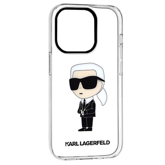 Tok Apple iPhone 14 Pro-hoz, Karl Lagerfeld, IML Ikonik NFT, Átlátszó