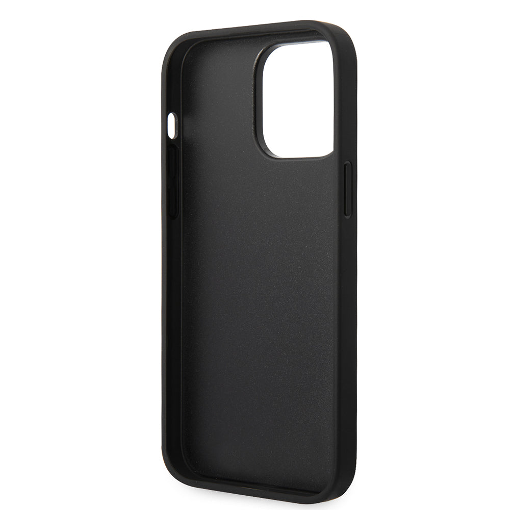 Tok a Apple iPhone 14 Pro Max-hoz, Karl Lagerfeld, Glitter Flakes Ikonik Karl, Ezüst