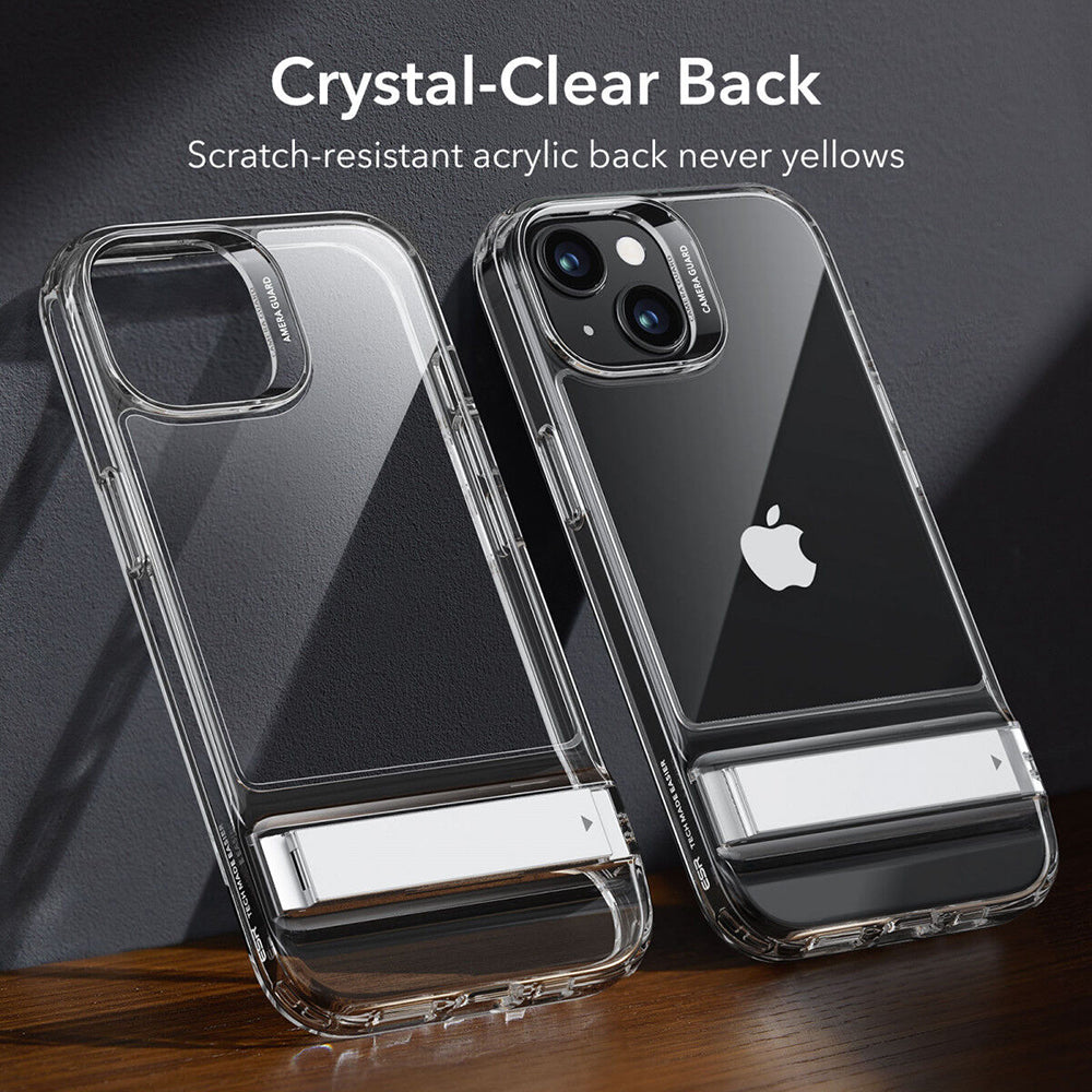 Tok Apple iPhone 15 Plus-hoz, ESR, Air Shield Boost Kickstand, Átlátszó
