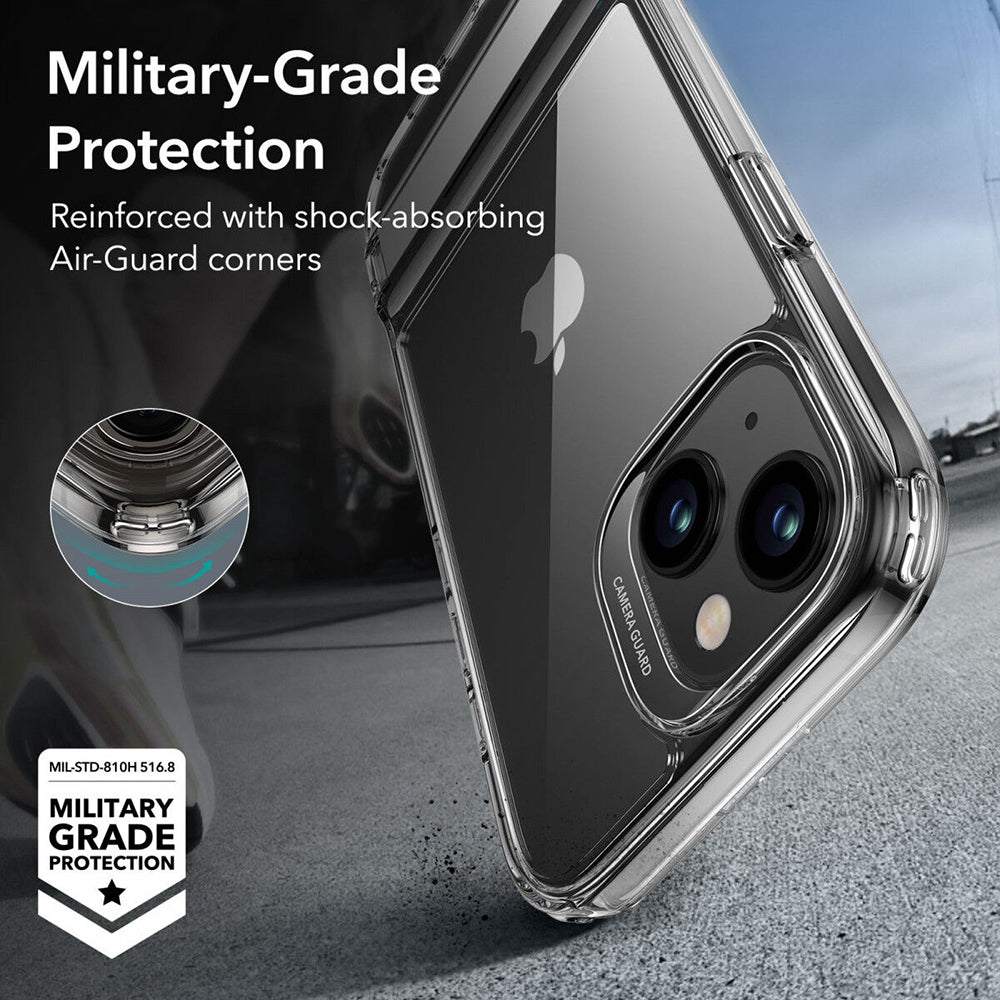 Tok Apple iPhone 15 Plus-hoz, ESR, Air Shield Boost Kickstand, Átlátszó
