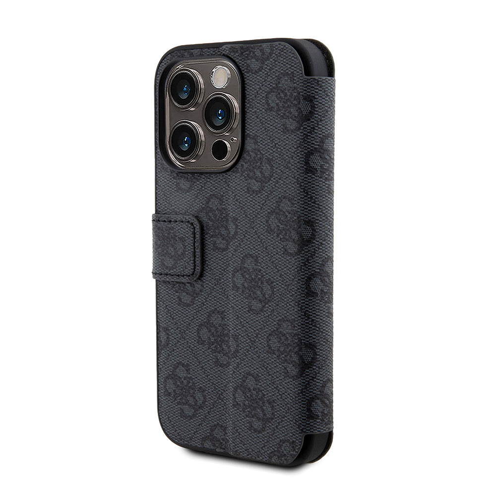 Tok Apple iPhone 15 Pro-hoz, Guess, 4G Book, Szürke