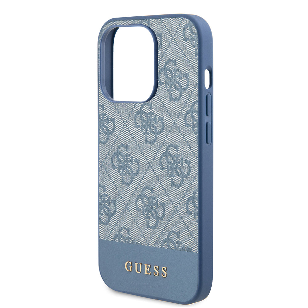 Tok Apple iPhone 15 Pro-hoz, Guess, 4G Stripe, Kék