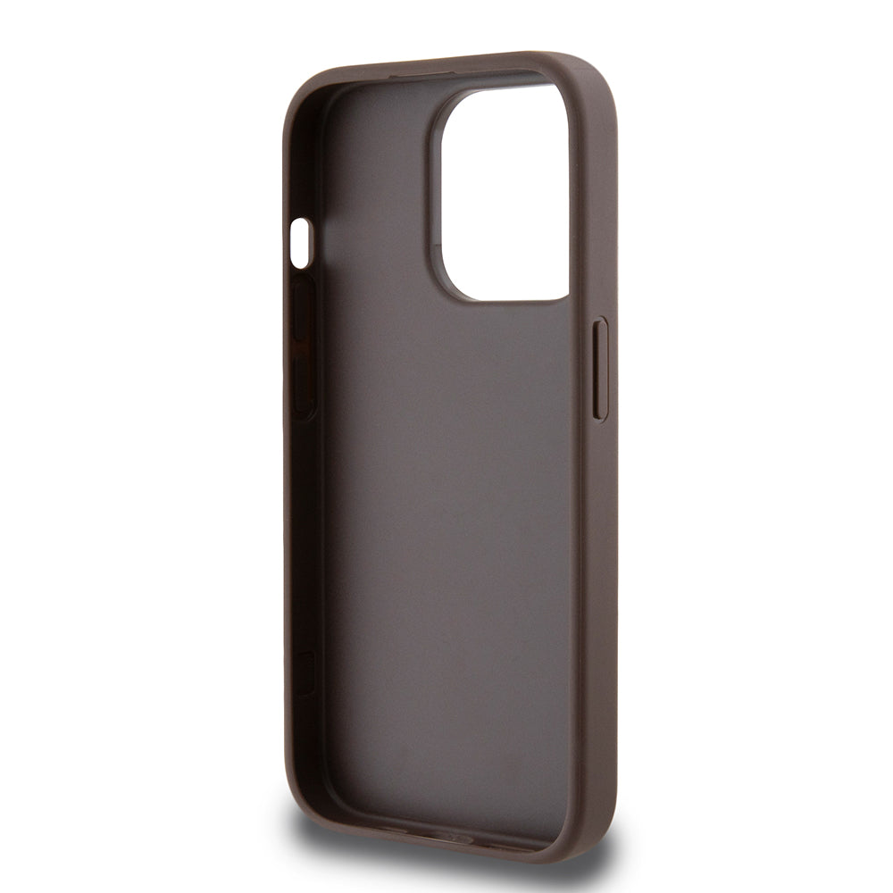 Tok Apple iPhone 15 Pro-hoz, Guess, 4G Stripe, Barna