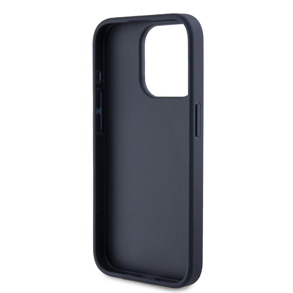 Tok Apple iPhone 15 Pro-hoz, Guess, 4G Triangle Logo, Kék