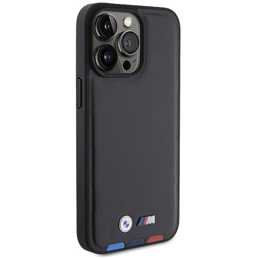 Tok Apple iPhone 15 Pro Max-hoz, BMW, Tricolor bélyeg, Fekete