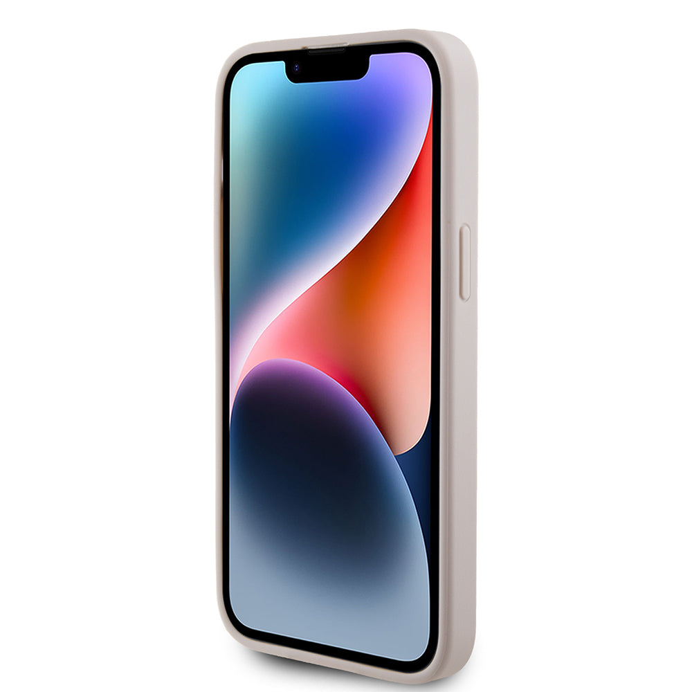 Tok Apple iPhone 15 Pro Max-hoz, Guess, 4G Metal Gold Logo, Rózsaszín
