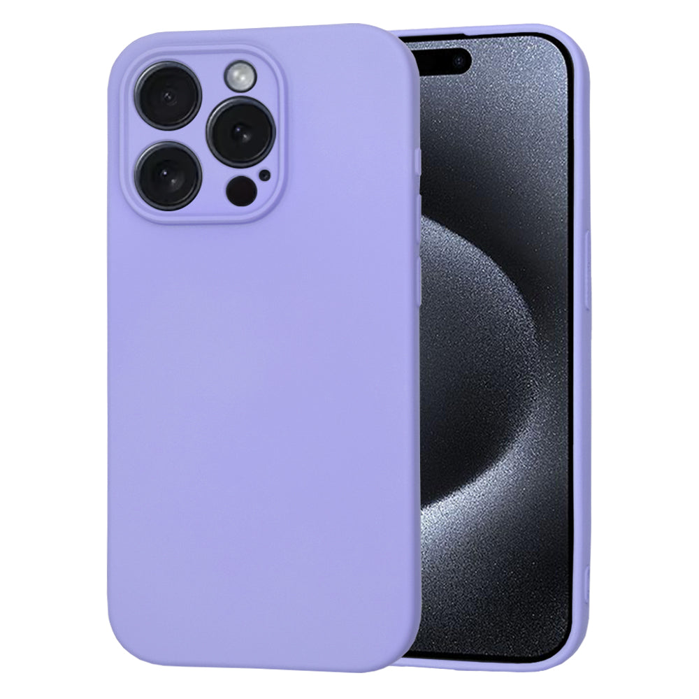 Tok Apple iPhone 15 Pro-hoz, Techsuit, SoftFlex, Világoslila