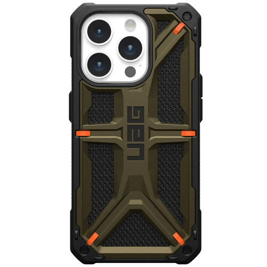 Tok Apple iPhone 15 Pro-hoz, Urban Armor Gear, Monarch Kevlar, Zöld