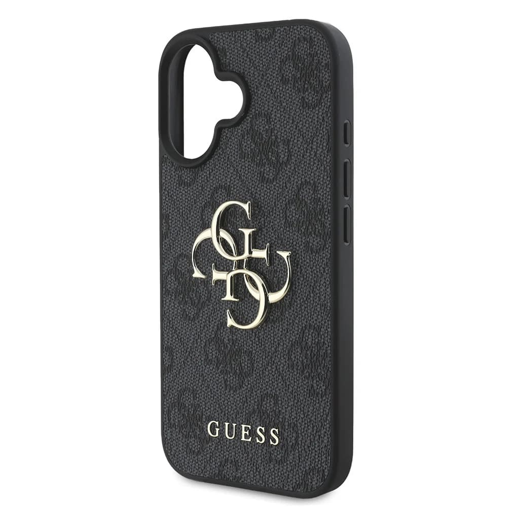 Tok Apple iPhone 16-hoz, Guess, 4G Big Logo, Fekete