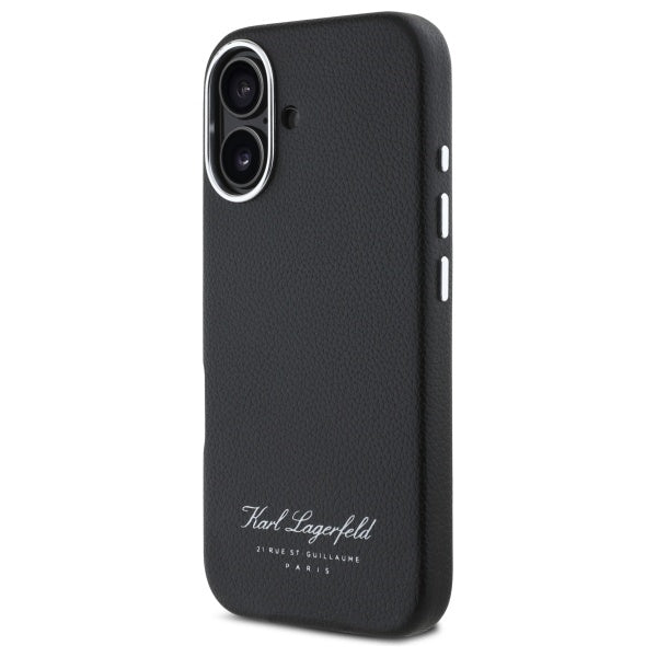 Case for Apple iPhone 16, Karl Lagerfeld, RSG, Black