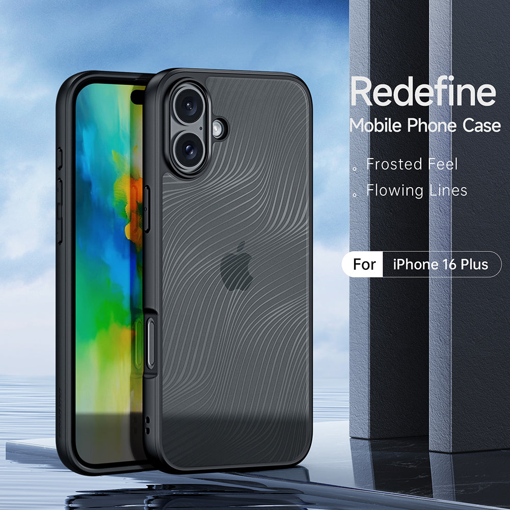 Tok Apple iPhone 16 Plus-hoz, DUX DUCIS, Aimo, Fekete