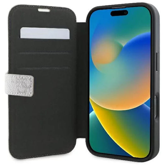 Tok a Apple iPhone 16 Plus-hoz, Guess, 4G Book, Rózsaszín