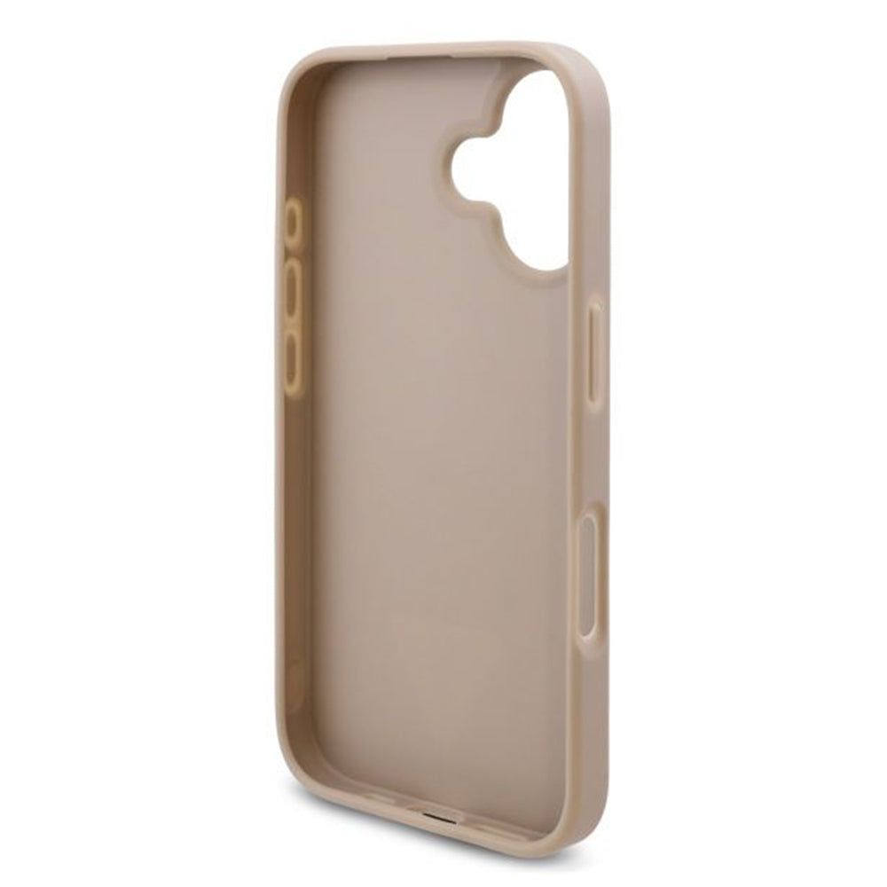Tok Apple iPhone 16 Plus-hoz, Guess, 4G Triangle Logo, Fehér