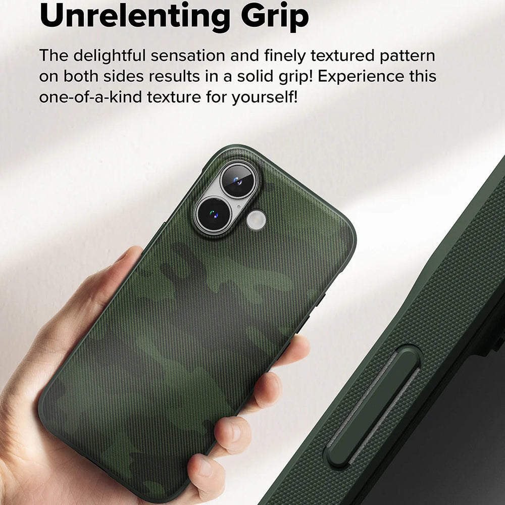Tok Apple iPhone 16 Plus-hoz, Ringke, Onyx Design, Zöld