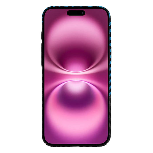 Tok Apple iPhone 16 Plus-hoz, Techsuit, Carbonite FiberShell, Fekete Kék