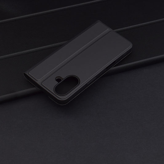 Tok Apple iPhone 16 Plus-hoz, Techsuit, Magskin Book, Fekete