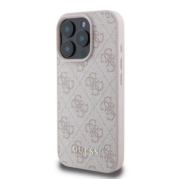 Tok a Apple iPhone 16 Pro-hoz, Guess, 4G Classic, Rózsaszín