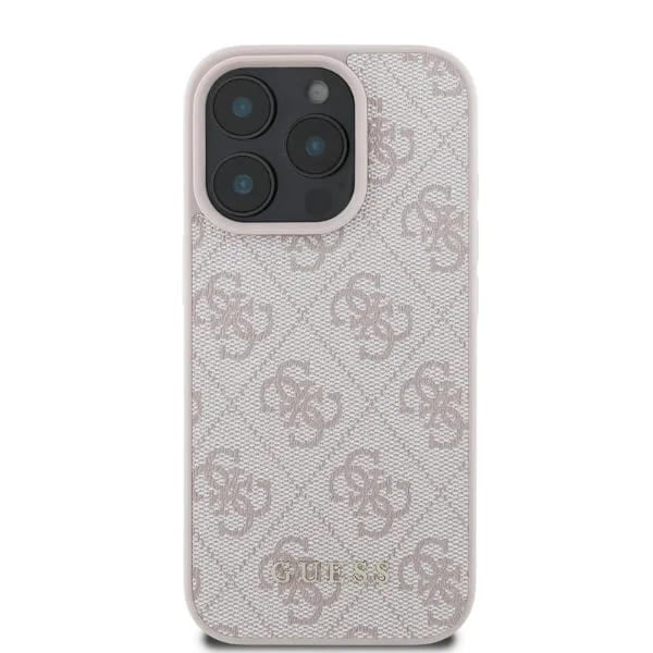 Tok a Apple iPhone 16 Pro-hoz, Guess, 4G Classic, Rózsaszín
