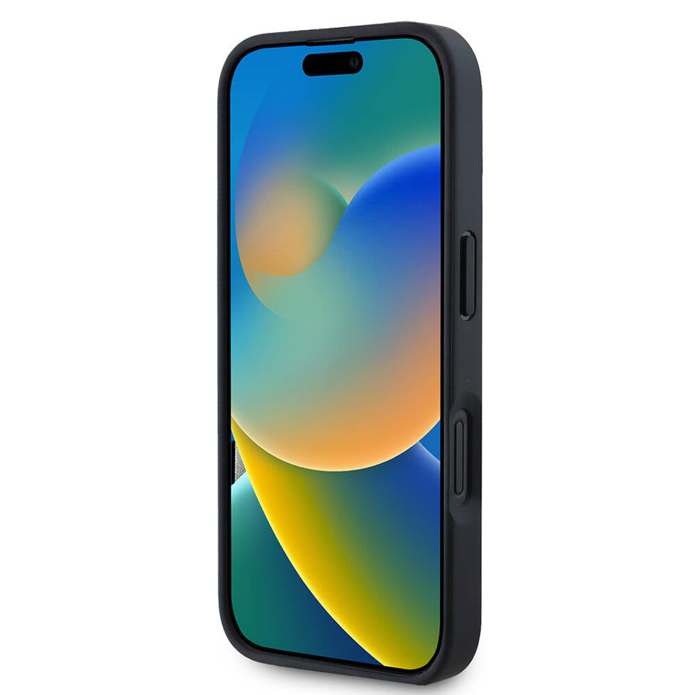 Tok Apple iPhone 16 Pro-hoz, Guess, 4G Triangle Logo, Fehér