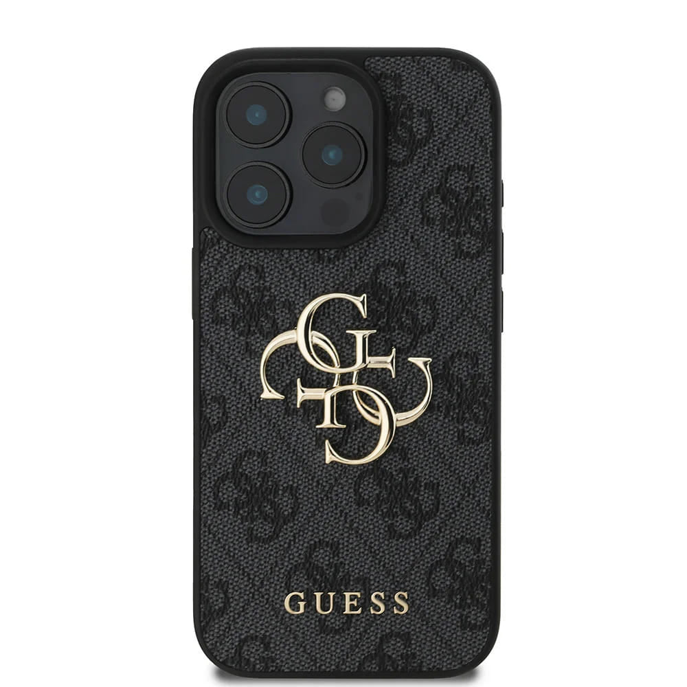 Tok Apple iPhone 16 Pro Max készülékhez, Guess, 4G Big Logo, Fekete