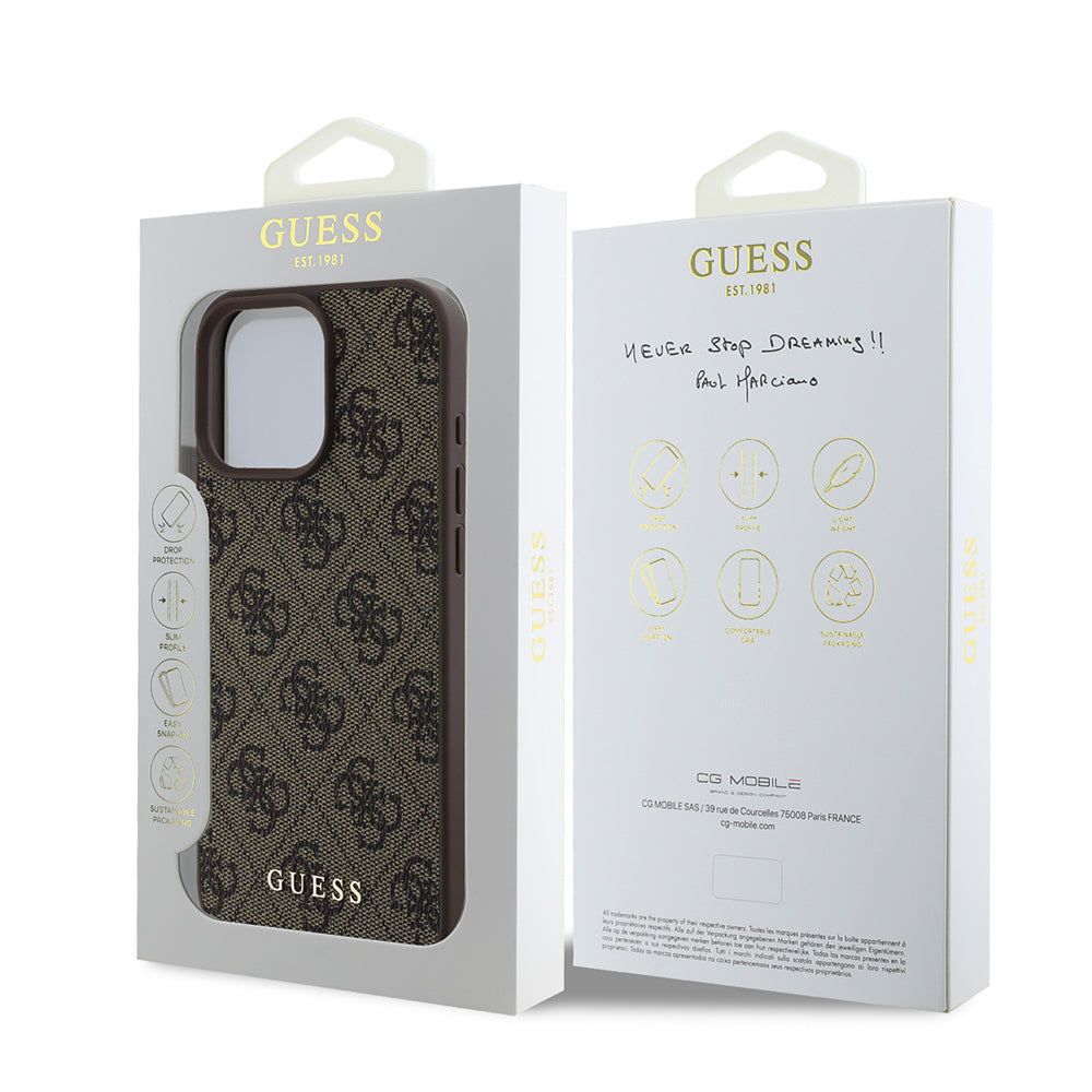 Tok Apple iPhone 16 Pro Max-hoz, Guess, 4G Classic, Fekete