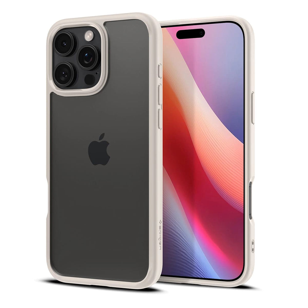 Tok Apple iPhone 16 Pro Max-hoz, Spigen, Ultra Hybrid, Bézs ACS08385