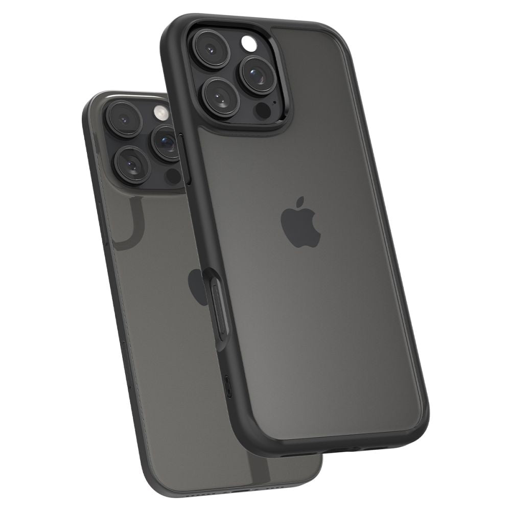Tok Apple iPhone 16 Pro Max-hoz, Spigen, Ultra Hybrid, Matt Fekete ACS07996