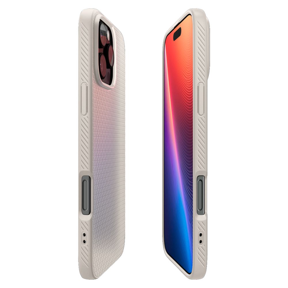 Tok Apple iPhone 16 Pro-hoz, Spigen, Liquid Air, Bézs ACS08120