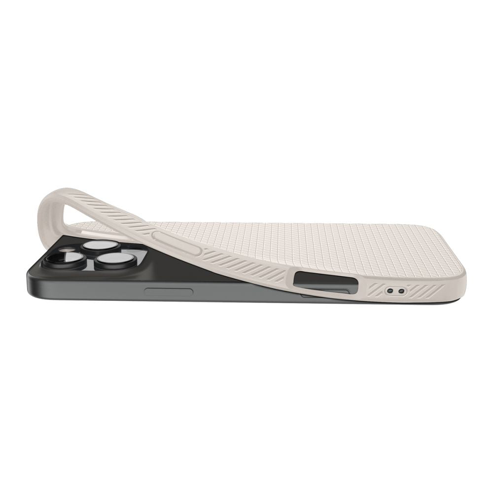 Tok Apple iPhone 16 Pro-hoz, Spigen, Liquid Air, Bézs ACS08120