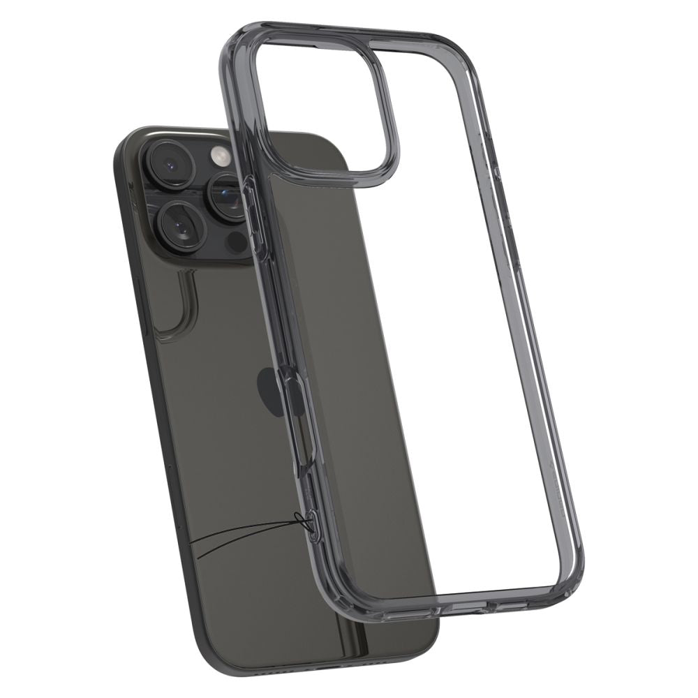 Tok Apple iPhone 16 Pro-hoz, Spigen, Ultra Hybrid, Füstszínű ACS08123