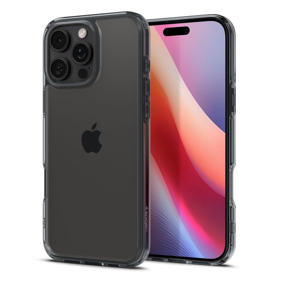 Tok Apple iPhone 16 Pro-hoz, Spigen, Ultra Hybrid, Füstszínű ACS08123