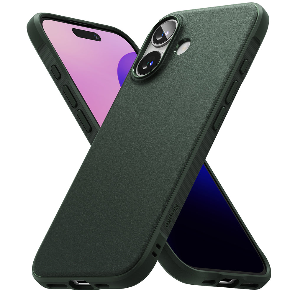 Tok Apple iPhone 16-hoz, Ringke, Onyx, Sötétzöld