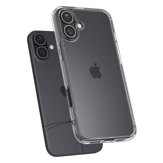 Apple iPhone 16 tok, Spigen, Ultra Hybrid, Átlátszó