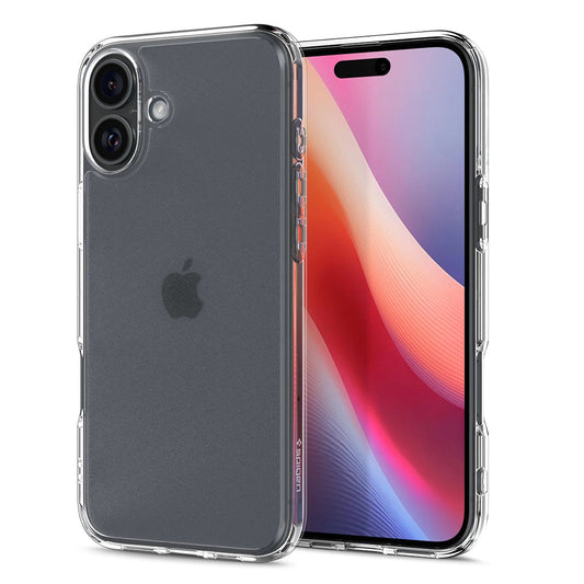 Tok a Apple iPhone 16-hoz, Spigen, Ultra Hybrid, Szatén átlátszó