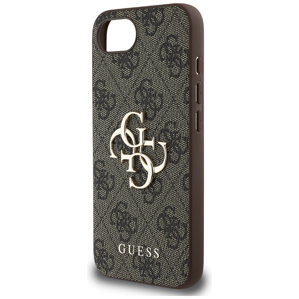 Case for Apple iPhone 17e / 16e, Guess, 4G Big Logo, Brown