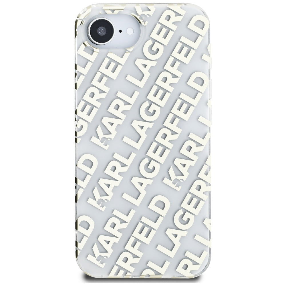 Tok Apple iPhone 17e / 16e készülékhez, Karl Lagerfeld, IML Luxury Gold Fullover Logo, Arany