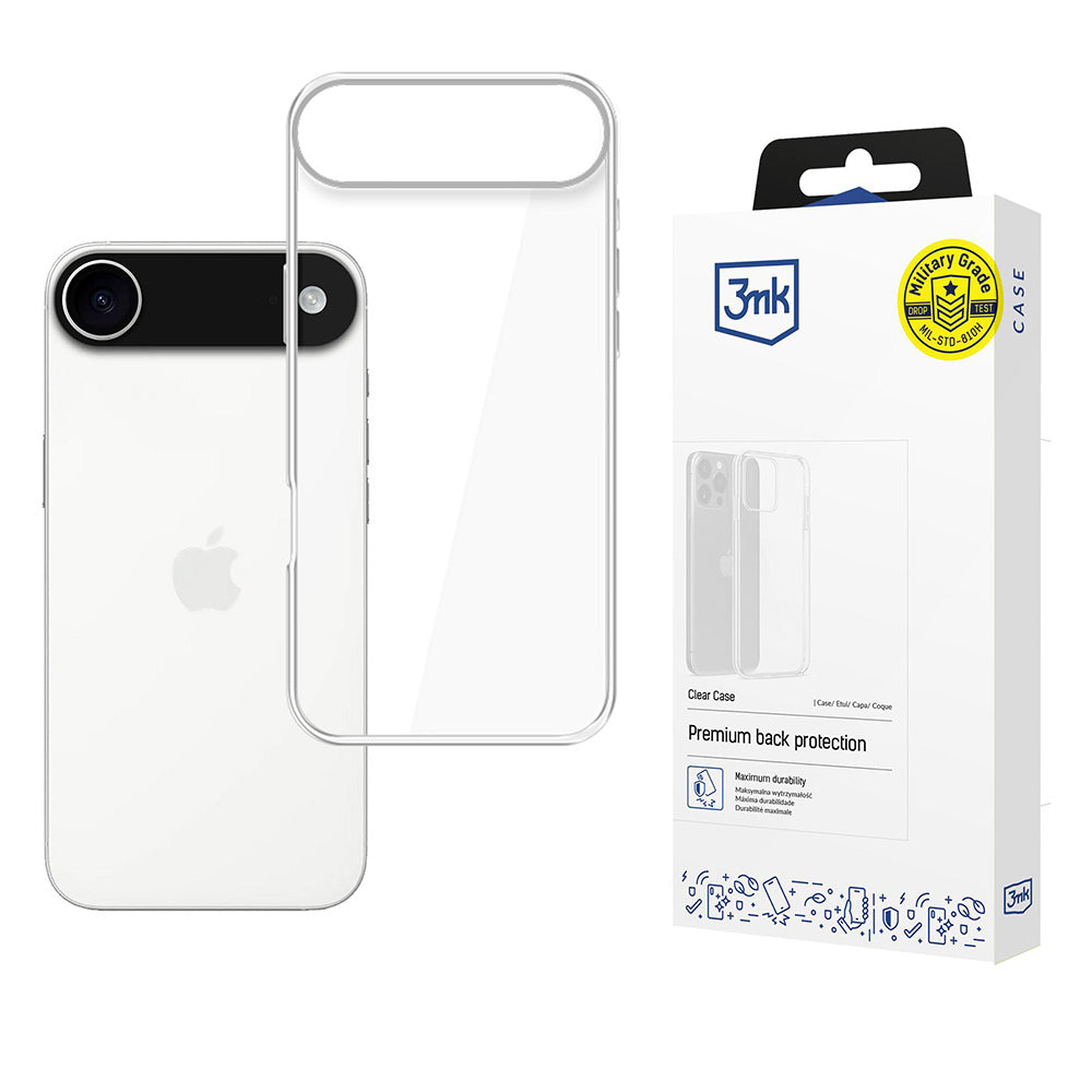 Tok Apple iPhone 17 Air-hoz, 3MK, Átlátszó, Áttetsző
