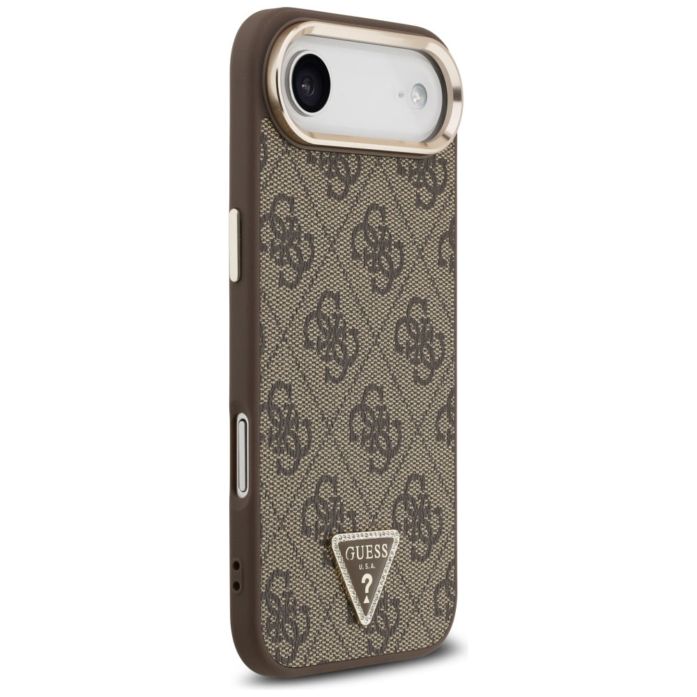 Tok Apple iPhone 17 Air-hoz, Guess, 4G Triangle Logo, Aranybarna