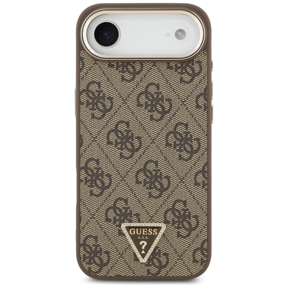 Tok Apple iPhone 17 Air-hoz, Guess, 4G Triangle Logo, Aranybarna