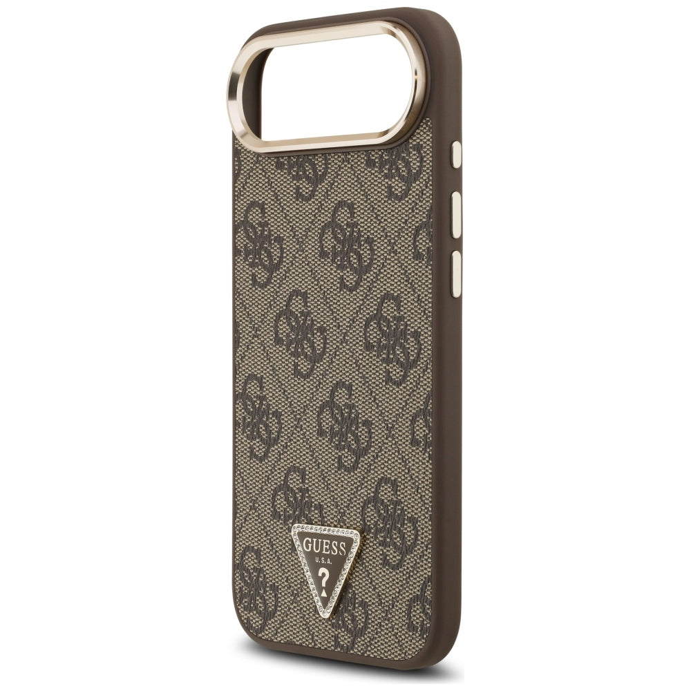 Tok Apple iPhone 17 Air-hoz, Guess, 4G Triangle Logo, Aranybarna