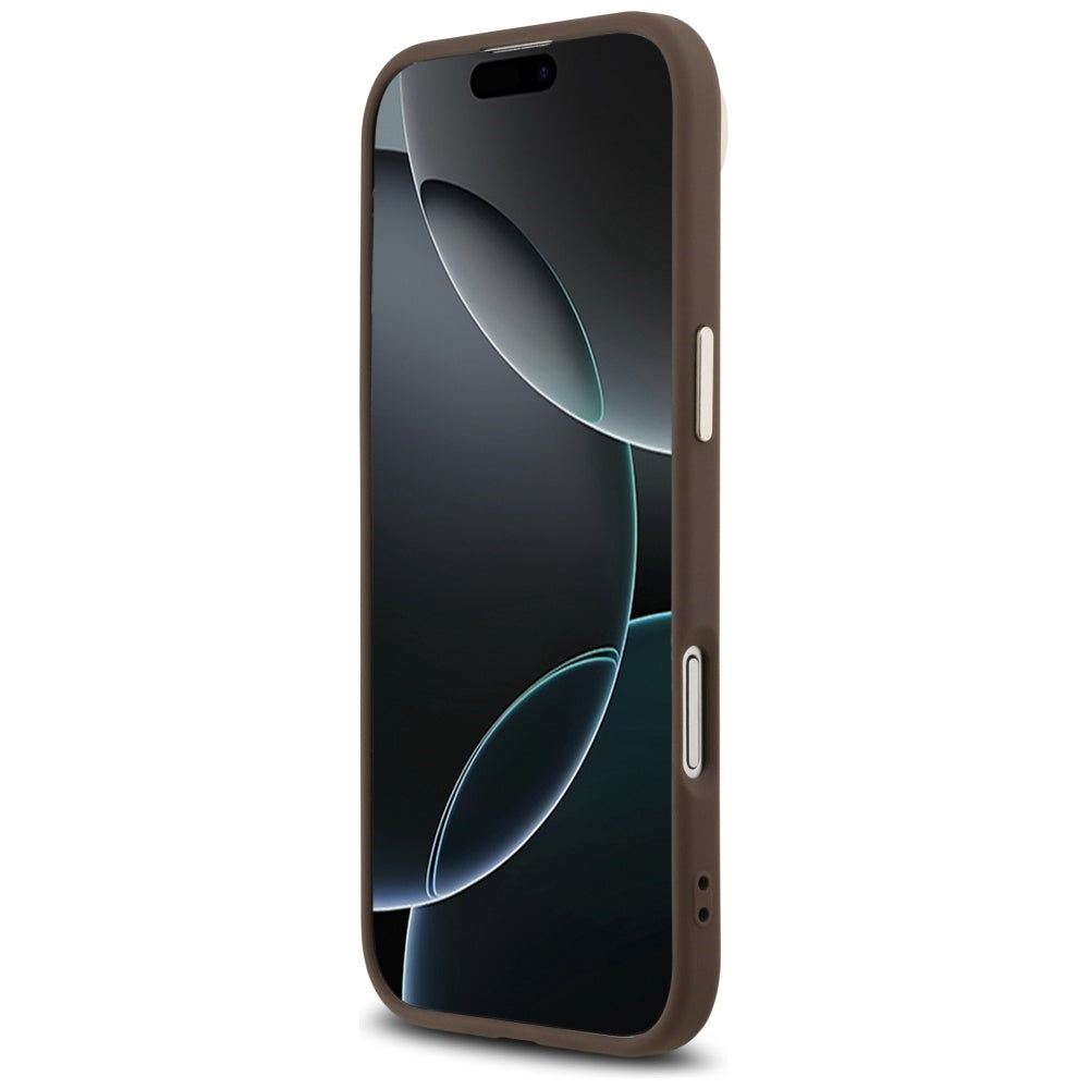 Tok Apple iPhone 17 Air-hoz, Guess, 4G Triangle Logo, Aranybarna