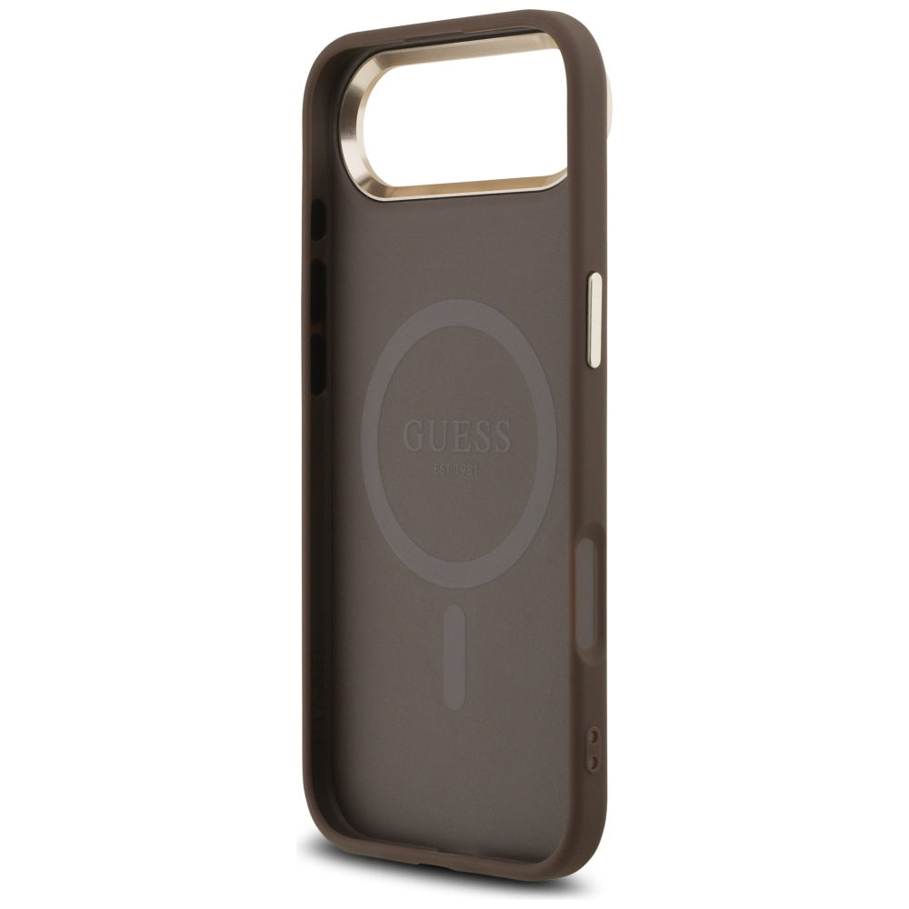 Tok Apple iPhone 17 Air-hoz, Guess, 4G Triangle Logo, Aranybarna