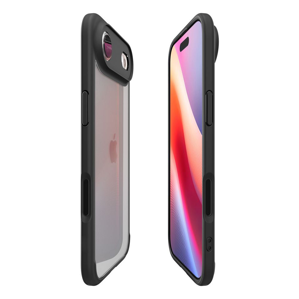 Tok az Apple iPhone 17 Air-hoz, Spigen, Ultra Hybrid, Matt Fekete ACS10310