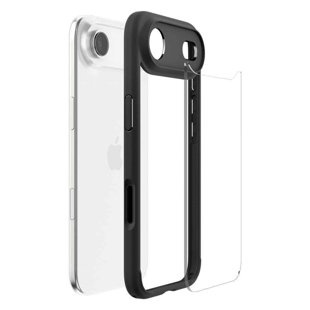 Tok az Apple iPhone 17 Air-hoz, Spigen, Ultra Hybrid, Matt Fekete ACS10310