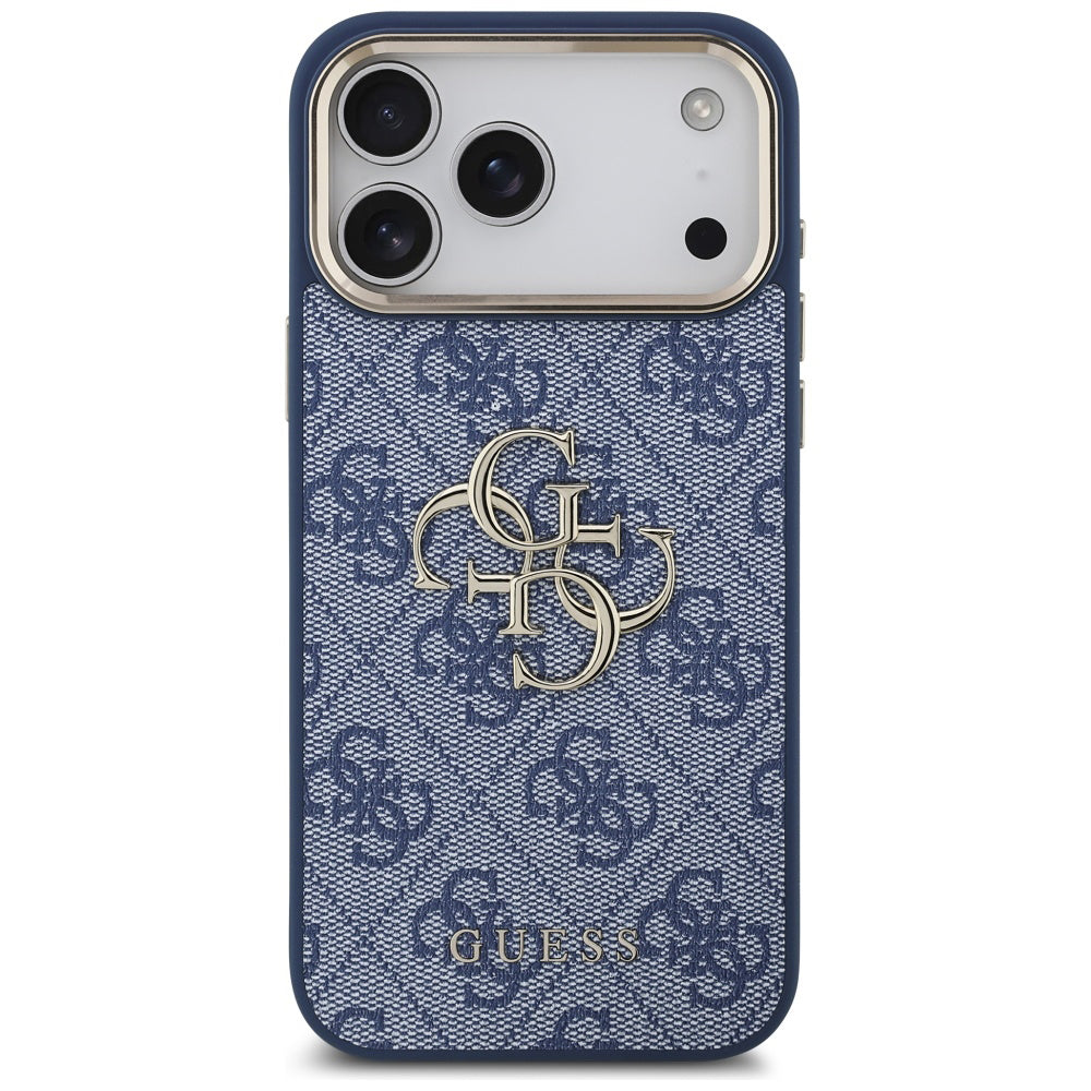 Tok Apple iPhone 17 Pro-hoz, Guess, Big 4G Logo Classic, Aranykék