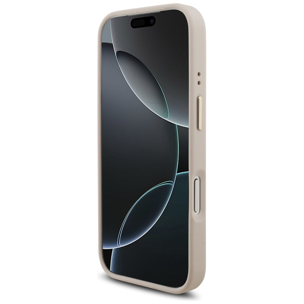 Tok Apple iPhone 17 Pro-hoz, Guess, Big 4G Logo Classic, Arany Rózsaszín