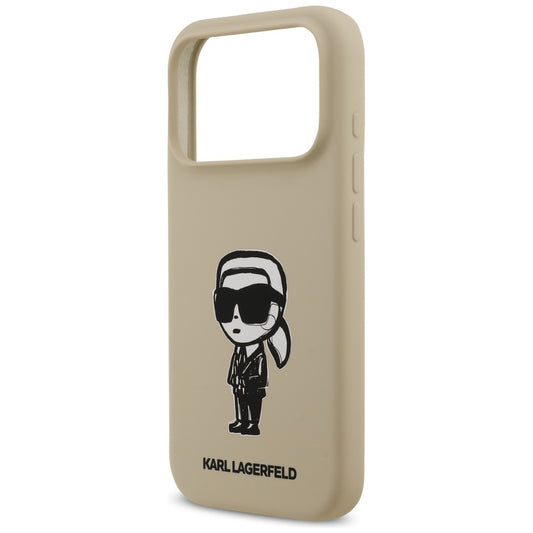Tok a Apple iPhone 17 Pro-hoz, Karl Lagerfeld, Sketch and Logo Karl, Barna