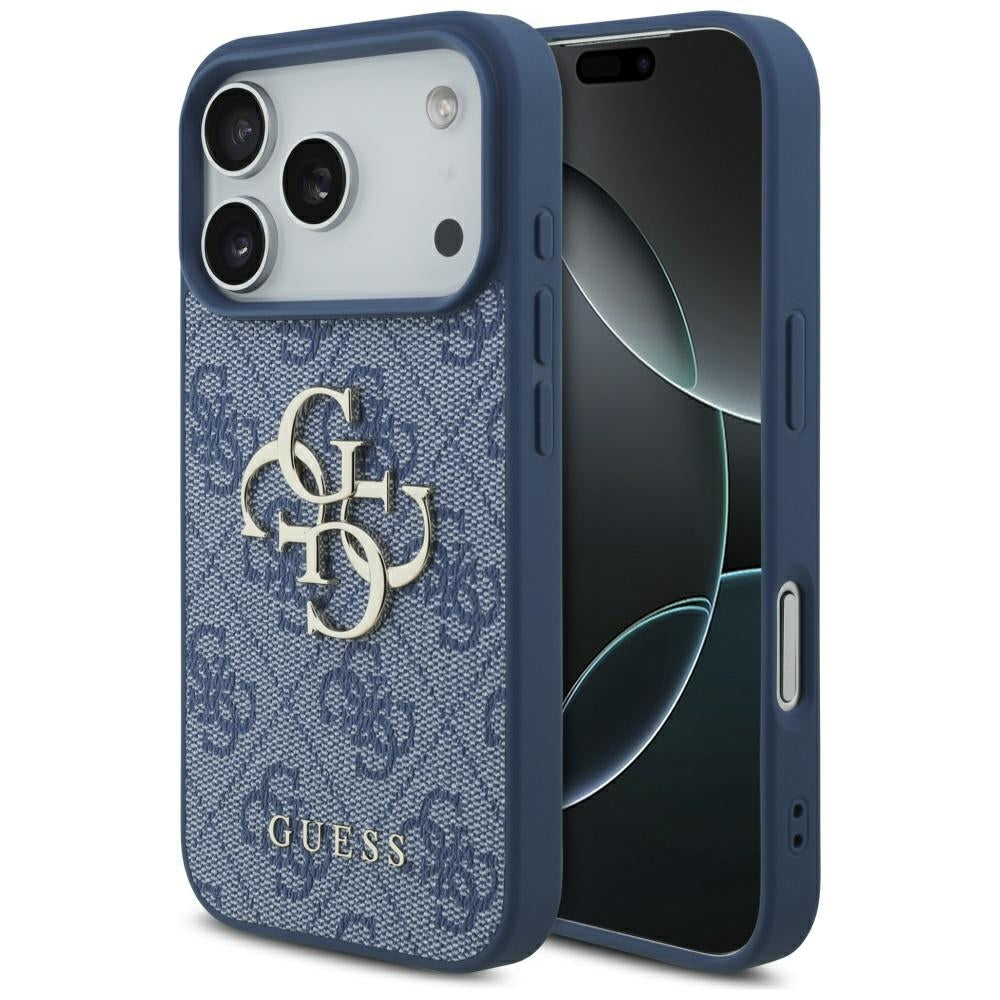 Tok a Apple iPhone 17 Pro Max-hoz, Guess, 4G Big Logo, Kék