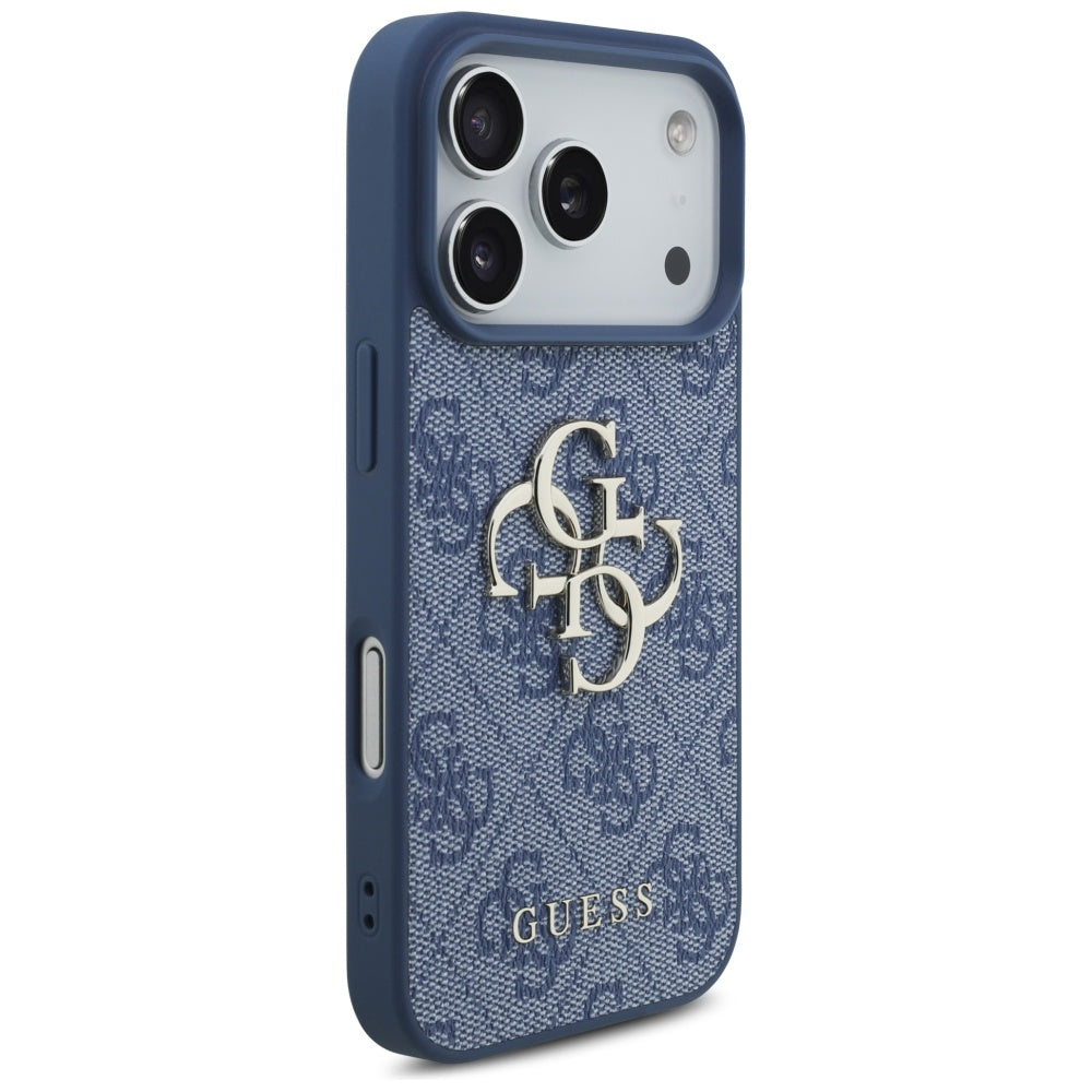 Tok a Apple iPhone 17 Pro Max-hoz, Guess, 4G Big Logo, Kék