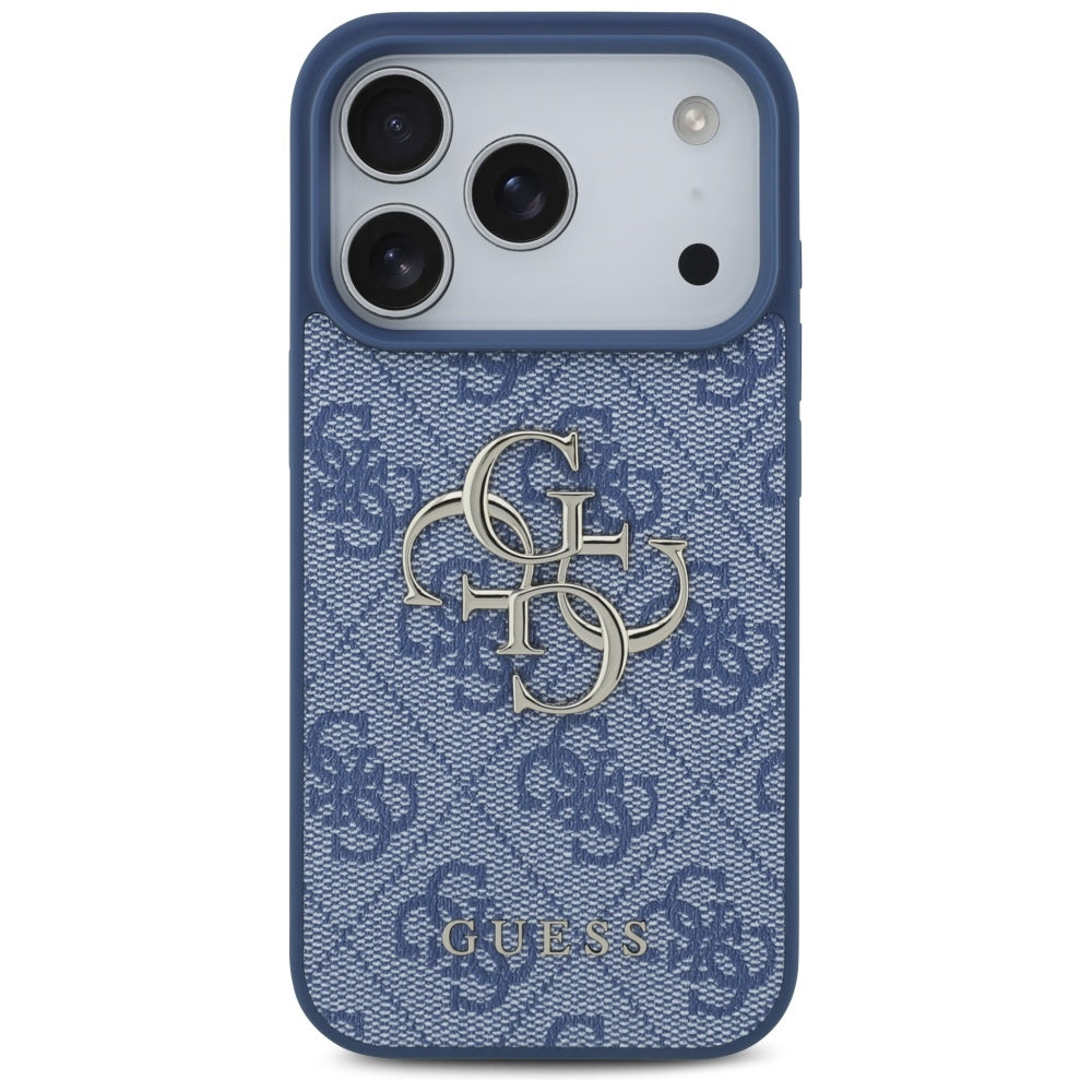 Tok a Apple iPhone 17 Pro Max-hoz, Guess, 4G Big Logo, Kék